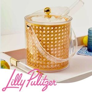 Lilly Pulitzer “Sea Crystals Caning” ice bucket